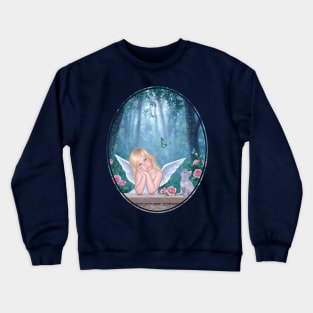 Little Miracles Angel & Kitten Crewneck Sweatshirt